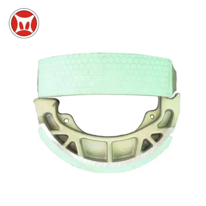 India/Pakistan CD70 Motorcycle Brake Shoe with Green Lining