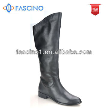Leather dress boots
