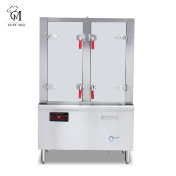 Chefmax Commercial Gas and Electric Stainless Steel Food Steamer for Seafood and Rice Dumplings