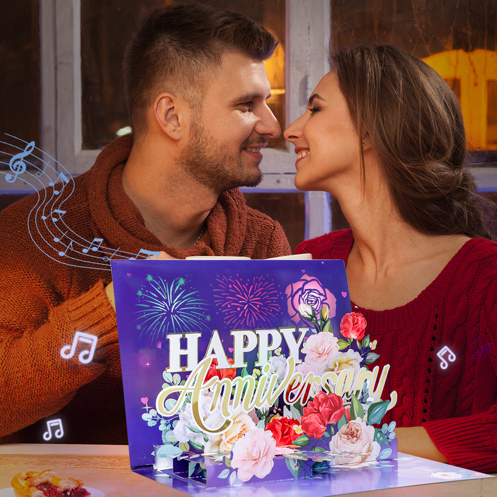 anniversary LED cards