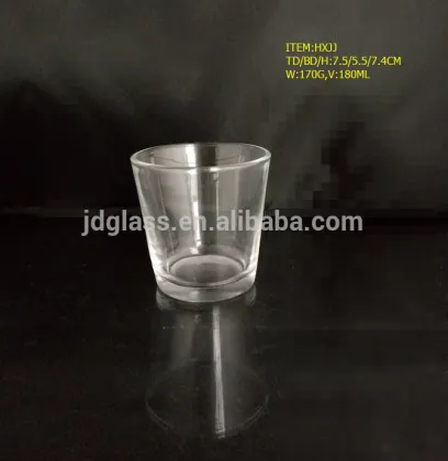 Home Deco Cheap Glass Small Glass Candle Holders