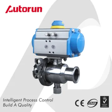 Pneumatic Packaged Food Grade/Sanitary Ball Valve