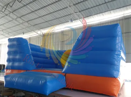 Inflatable moon jumps simple bouncer house for kids