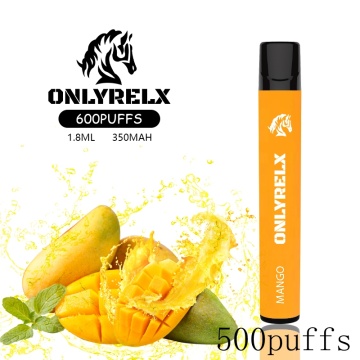 Sabores duraderos de calidad estable de vape desechable 500puffs