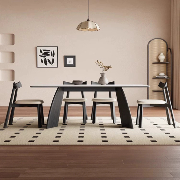 Set makan kayu solid multifungsi