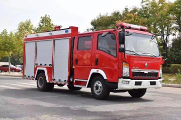 HOWO Fire Fighting Truck with Fire Extinguisher