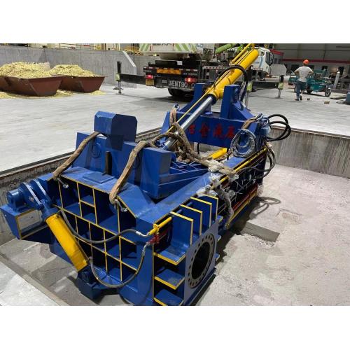 Horizontal Color Metals Hydraulic Scraps Baling Press