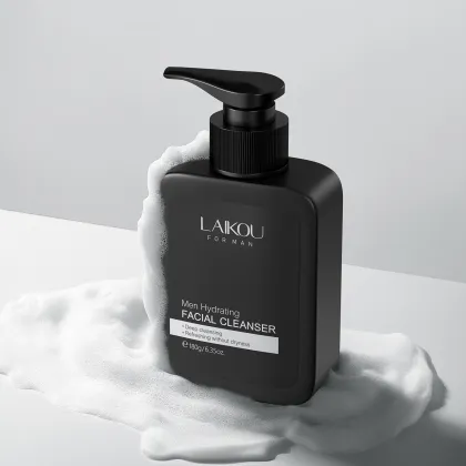 Custom Logo Niacinamide Whitening Facial Cleanser for Men