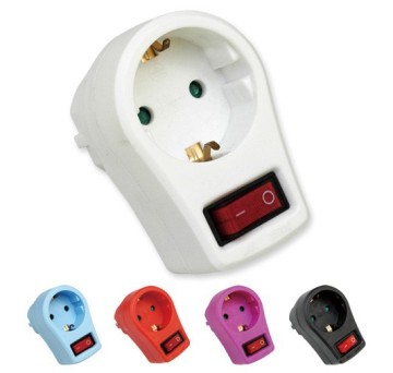 European type power adapter with switch OY-GP03