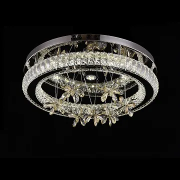 luxury flower crystal chandeliers modern ceiling lights