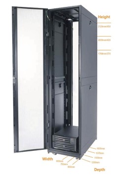 19' 750mm Wide Server Rack