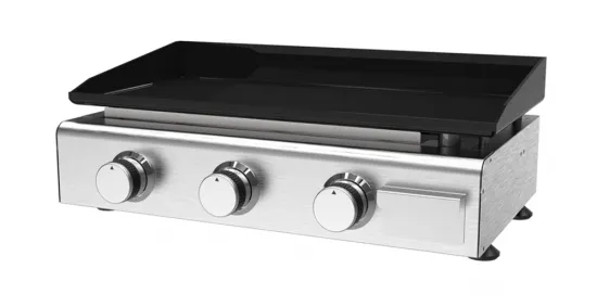 Gas Stove with Griddle 3 Burner