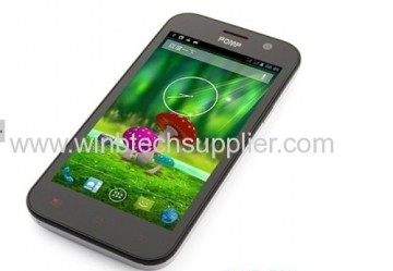 W89 العروض 4.7 بوصة أبهة Mtk6589 رباعية الأساسية Andriod4.2 854 x 480 Ips 8mp + 2mp رام ز 1 ز 4 مدمج Gps Wifi في الأوراق المالية