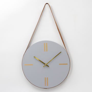 High Quality Silent Non Ticking MDF Wood Wall Clock for Home Decoration