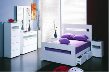 Contemporary wooden bedroom furniture