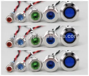 CMP waterproof metal panel signal lamp 12v led indicator light