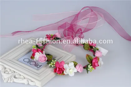 Bridal Design Hair Accessories Colorful Flower Headband,Fascinator Headband Wholesale