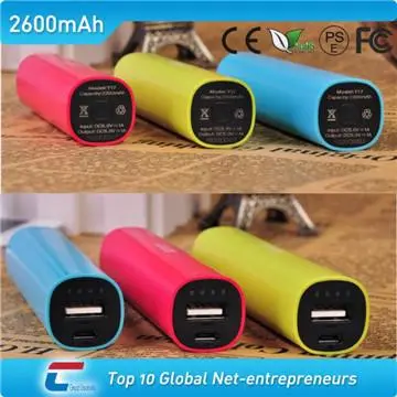 Fashion design stick mobile phone battery charger with AA battery