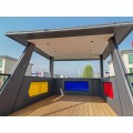 Casa de cápsula espacial de doble capa modular