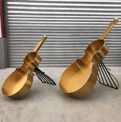 Custom fiberglass guitar sculpture