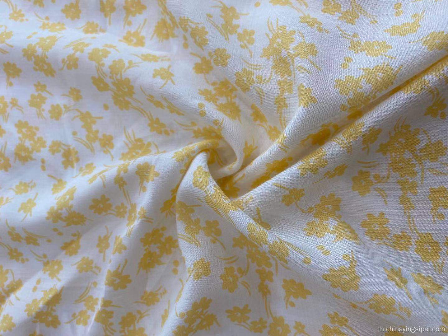 Amazon Woven Rayon Print Poplin Fabric สำหรับเด็ก