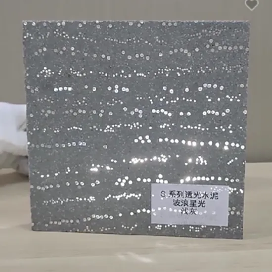 Translucent Cement: Light-Transmitting Concrete for Residential and Commercial Spaces