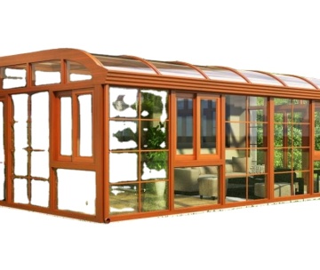 Freistehende Solarium -Sonnenräume und Balkonkabinen - 3 mm Dicke Winkelzähne und Glashäuser