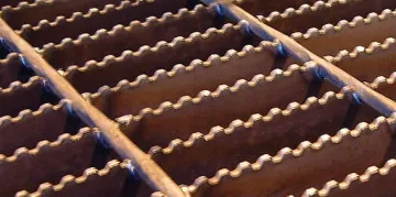 concrete steel grating