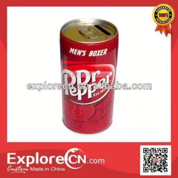 Novelty fashion coke tins money bank