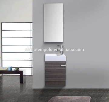 European modern design wood MDF Ply wood wall mounted bathroom vanity EC807