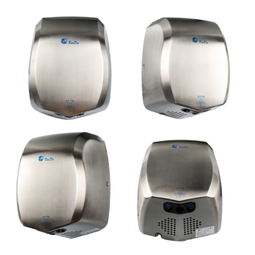 Drop-resistant stainless steel hand dryer