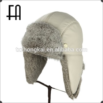 Factory direct wholesale price lady's rabbit fur trimming for winter hat /fur accessories for hat