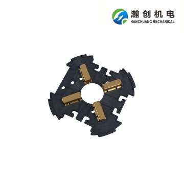 Suporte de escova de carbono para motor de partida automotivo