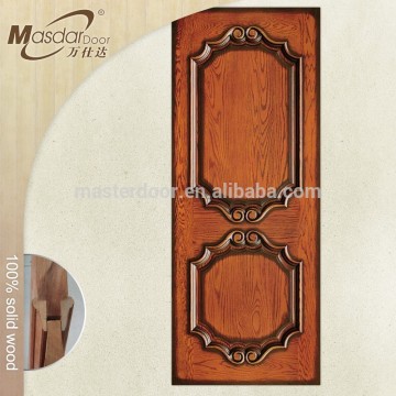 2016 latest design safety single door design in wood