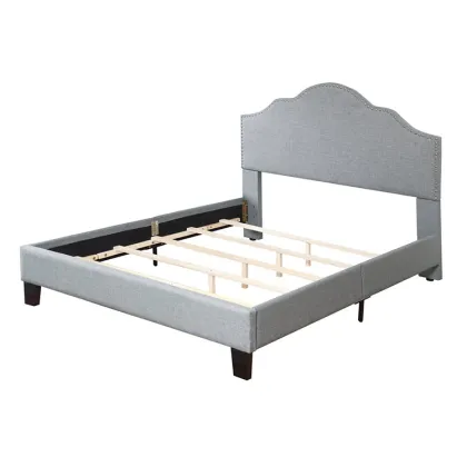 Bedroom Furniture KD Upholstered Fabric Bed
