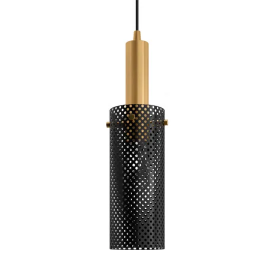 Industrial Style Metal Pendant Light for Hotel Rooms