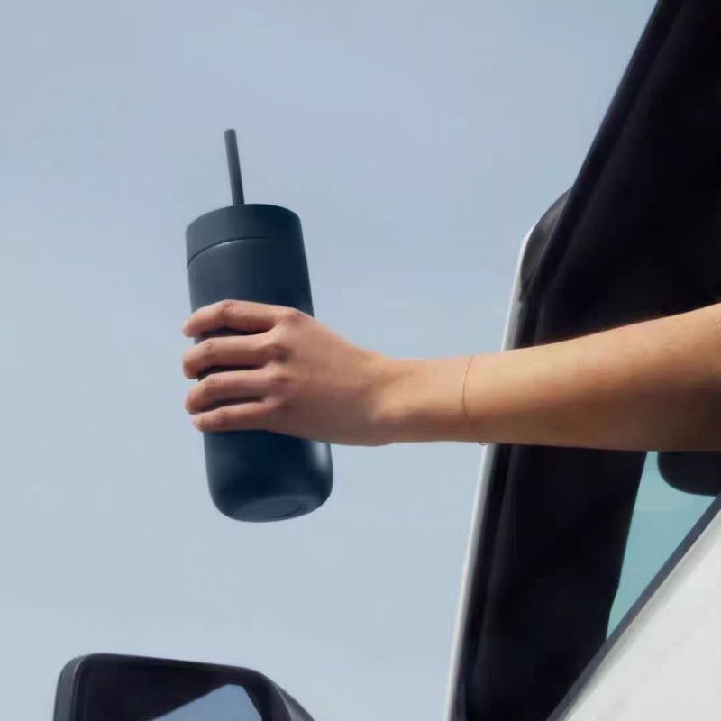 Colorful Reusable Straw Mugs
