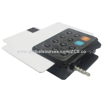 Card readers for MSR/IC card with pin pad, USB/3.5mm audio jack interface, free app and tech support