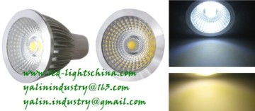 COB 5W LED spotlight, GU10/E27/MR16 spot lamp lighting new 2013