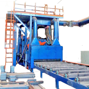Repair welding / removing rough edge shot blasting machine