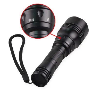 Amazon Hot Selling 1800lm 5 Modes Flashlight Diving Submarine Diving Flashlight