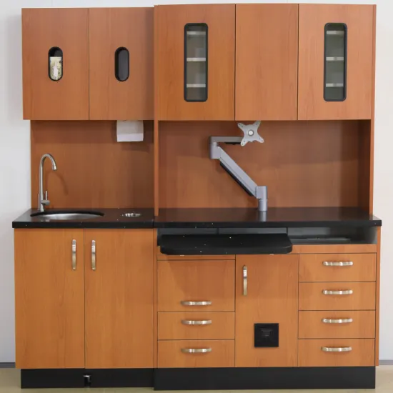 12 clock dental cabinet for orthodontics