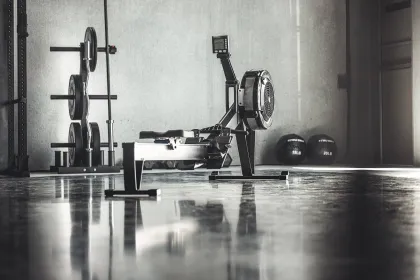 DETI Fitness Bodybuilding Exercise Fitness Machine Rowing Machine Air Rower