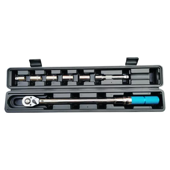 Factory Price 7 Pcs 1/2-inch Drive Click Torque Wrench Set 20-210Nm
