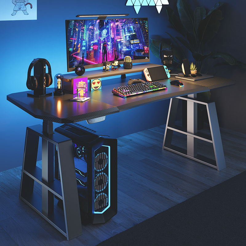 Kustomisasi meja gaming pc electric meja yang dapat disesuaikan