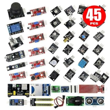 مجموعة 45 في وحدات الاستشعار من أجل Arduino-مجموعة التعلم المحسنة مع حالة البلاستيك