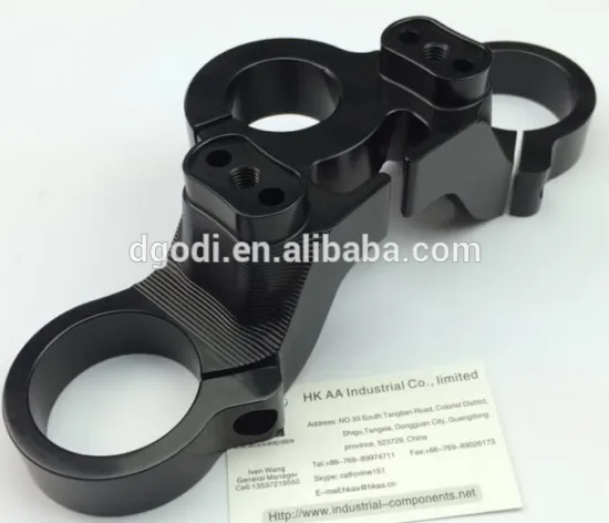 cnc machining black anodized aluminum chinese motorcycle spare parts manufacturers