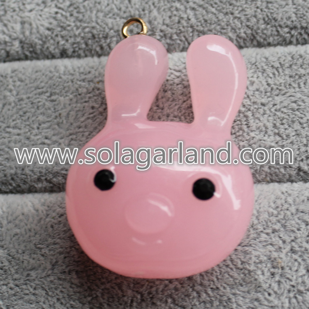 Acrylic Rabbit Beads