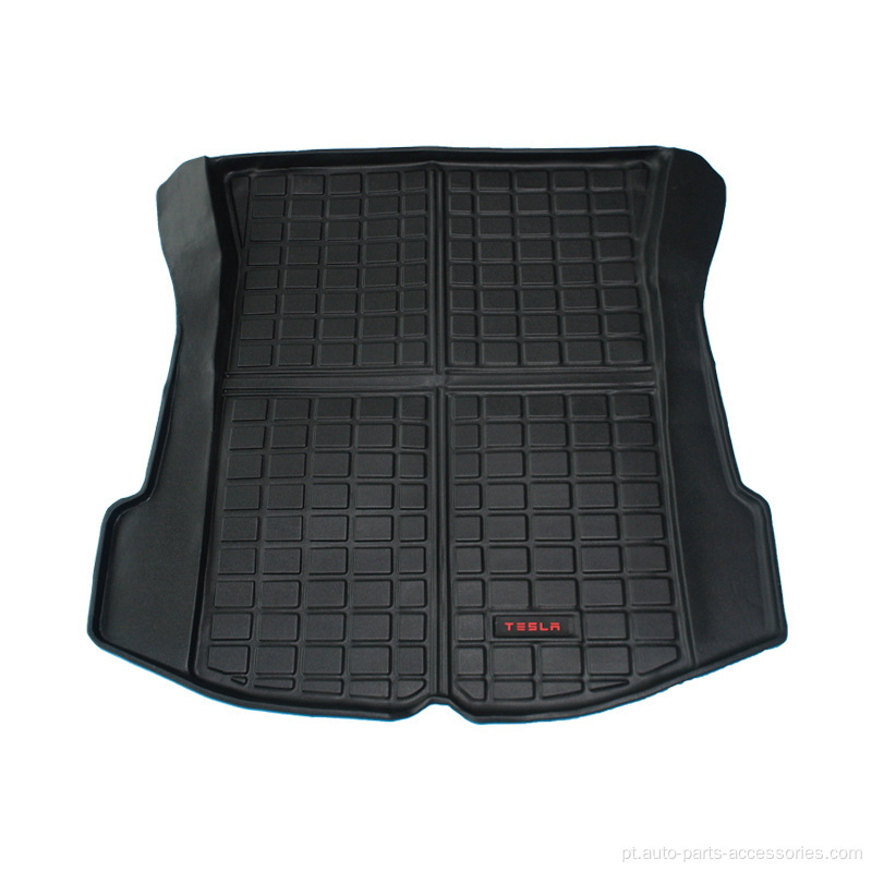 Mats de piso de carro Universal TPE para Tesla Model