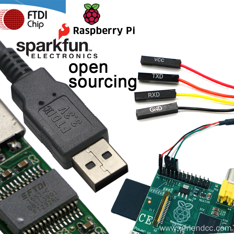 FTDI-FT232RL PL2303 USB to TTL Programming Cable 6pin